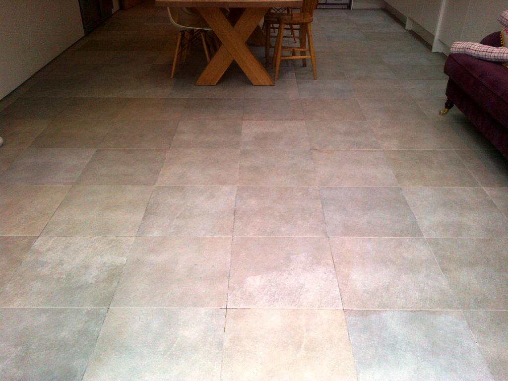 Micro porous textured porcelain in beaconsfield after cleaning