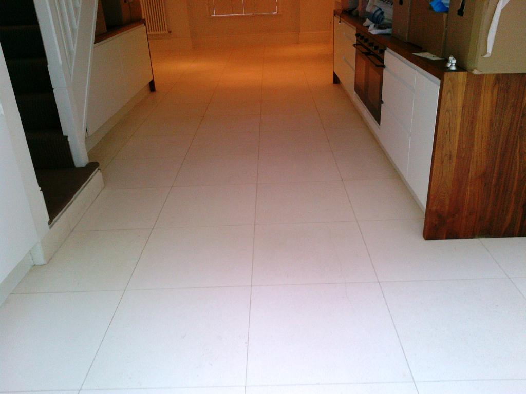 Limestone Floor After Cleaning