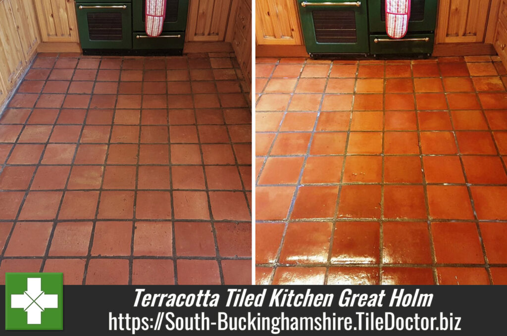 Renovating a Terracotta Tiled Kitchen Floor in Great Holm